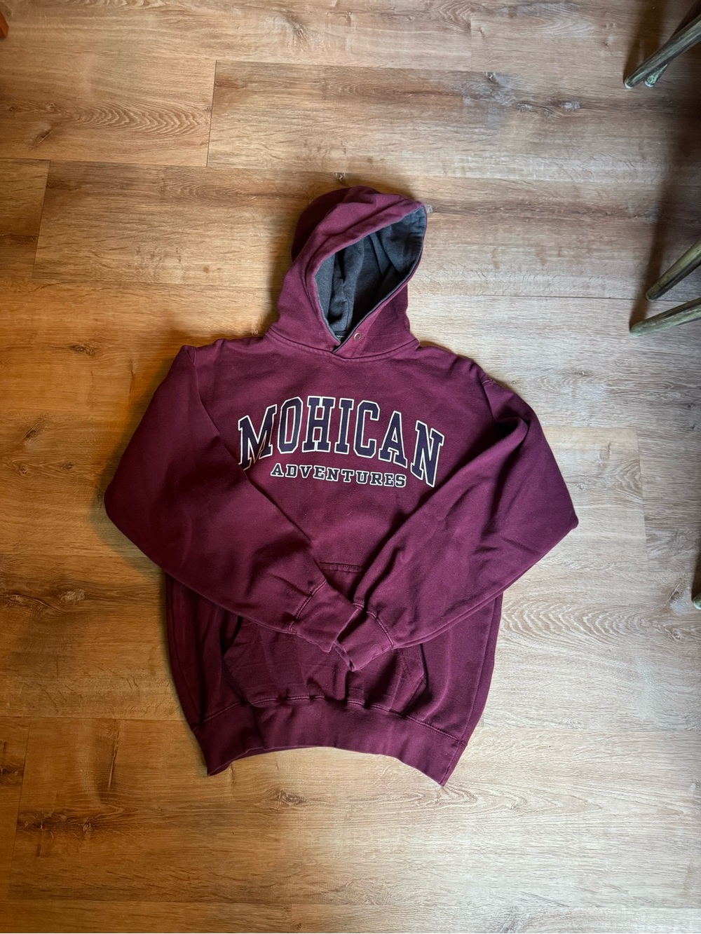 Mohican Adventures Hooded Sweatshirt - Burgundy